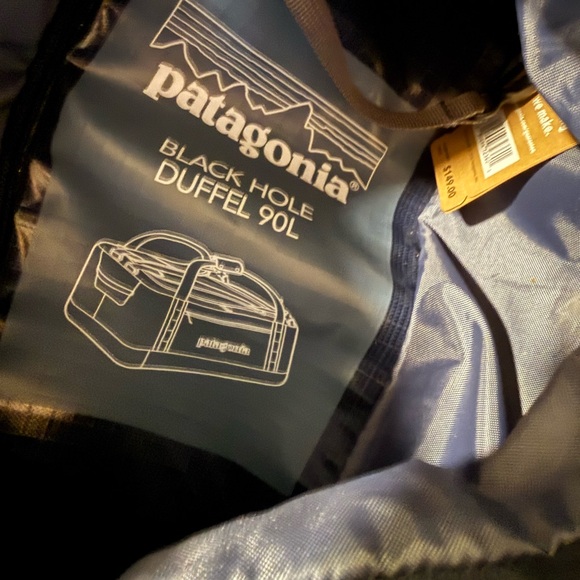 NWT Patagonia Black Hole Duffel 90L - Dolomite Blue 🔥 RARE Discontinued - Picture 2 of 4